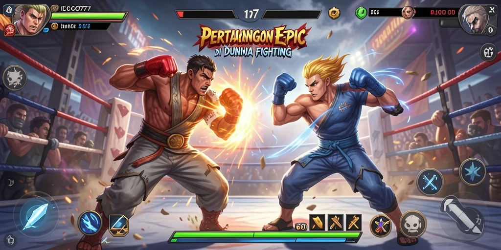 Gameplay Fighting yang mendebarkan di COO77.