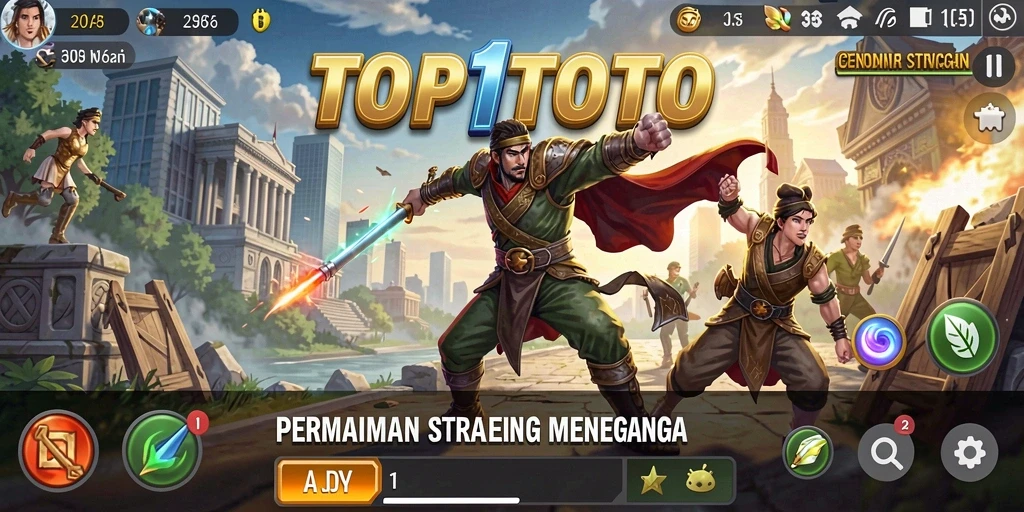 Gameplay menegangkan saat merencanakan strategi dalam TOP1TOTO.