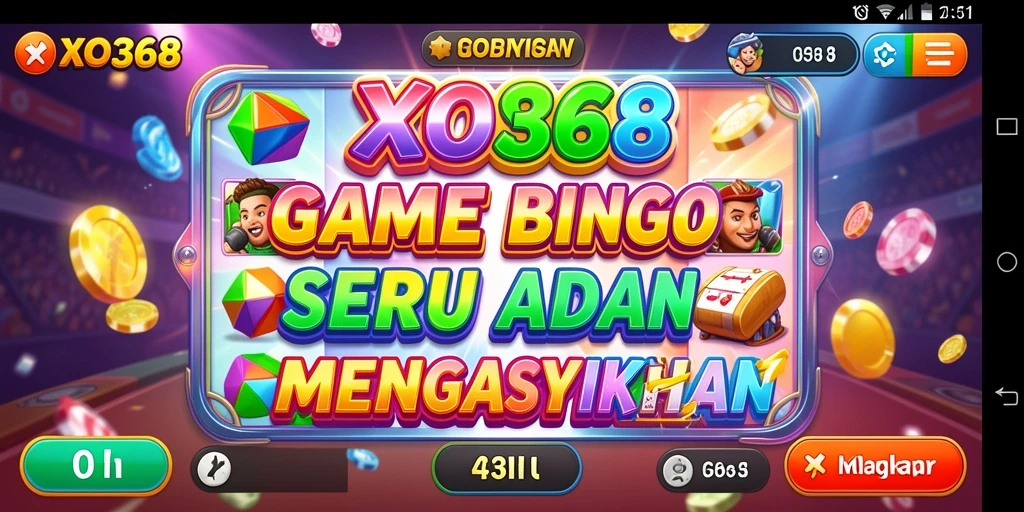 Tangkapan layar gameplay XO368 yang menampilkan keseruan bermain Bingo.